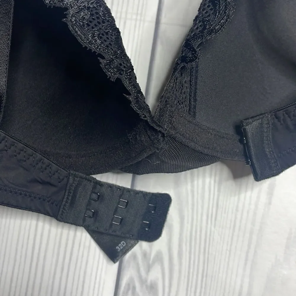Natori Pure Luxe Contour Bra Black Wireleas bra 32D